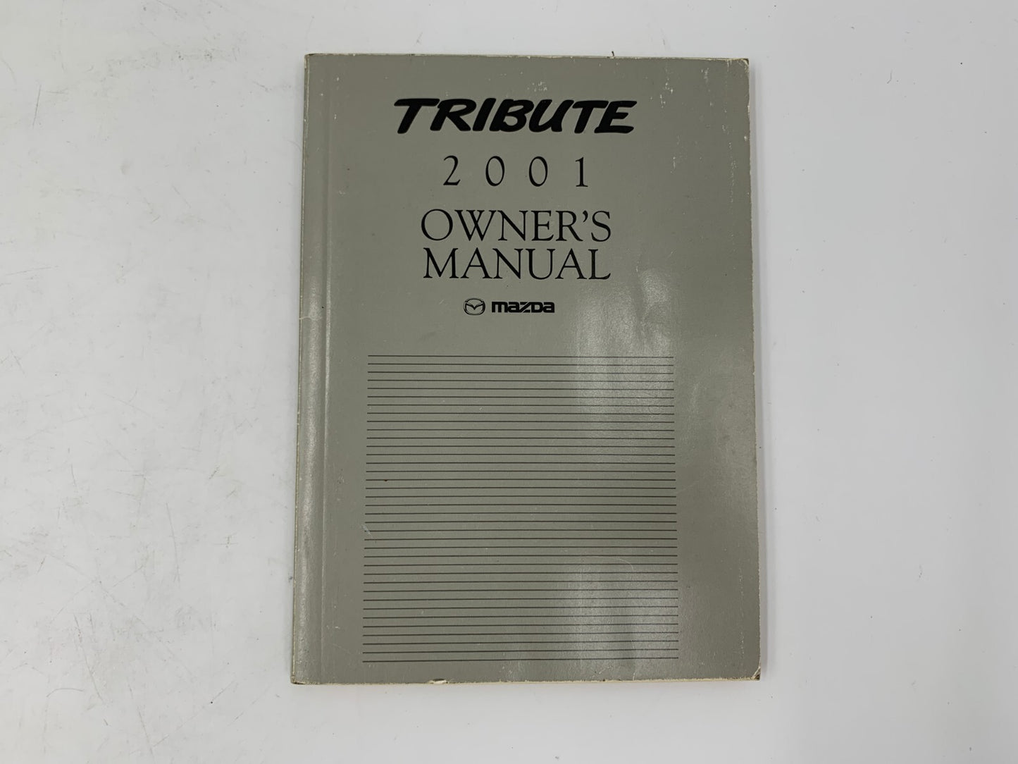 2001 Mazda Tribute Owners Manual with Case OEM C02B52065