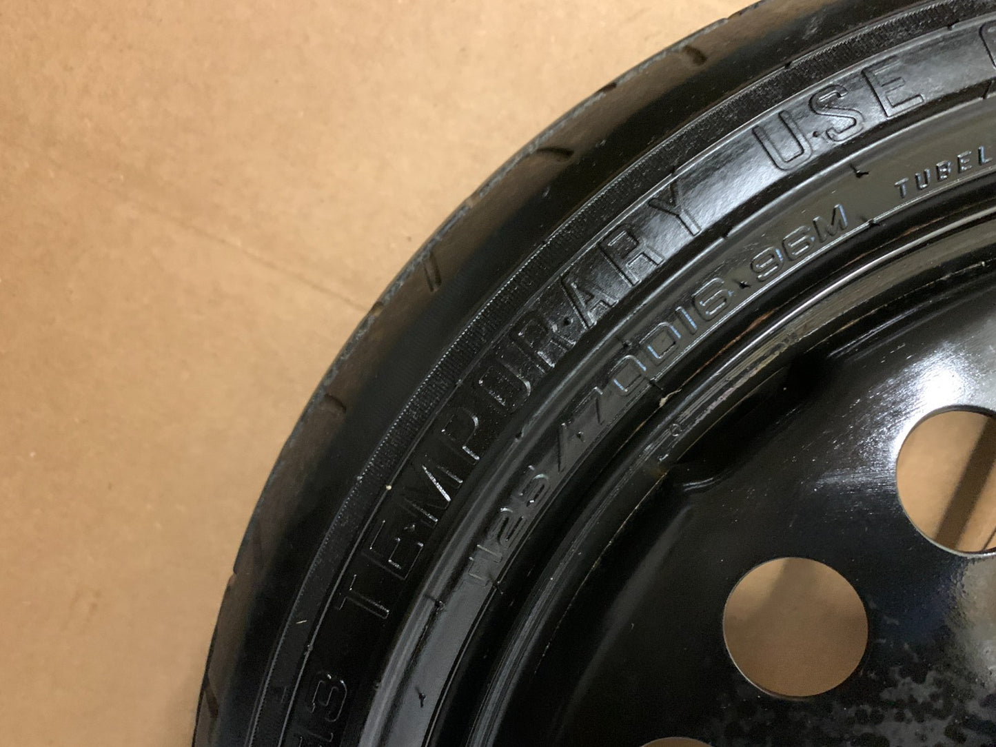 2013-2023 Chevrolet Trax 16" Spare Tire Wheel Compact Donut T125/70R16 96M