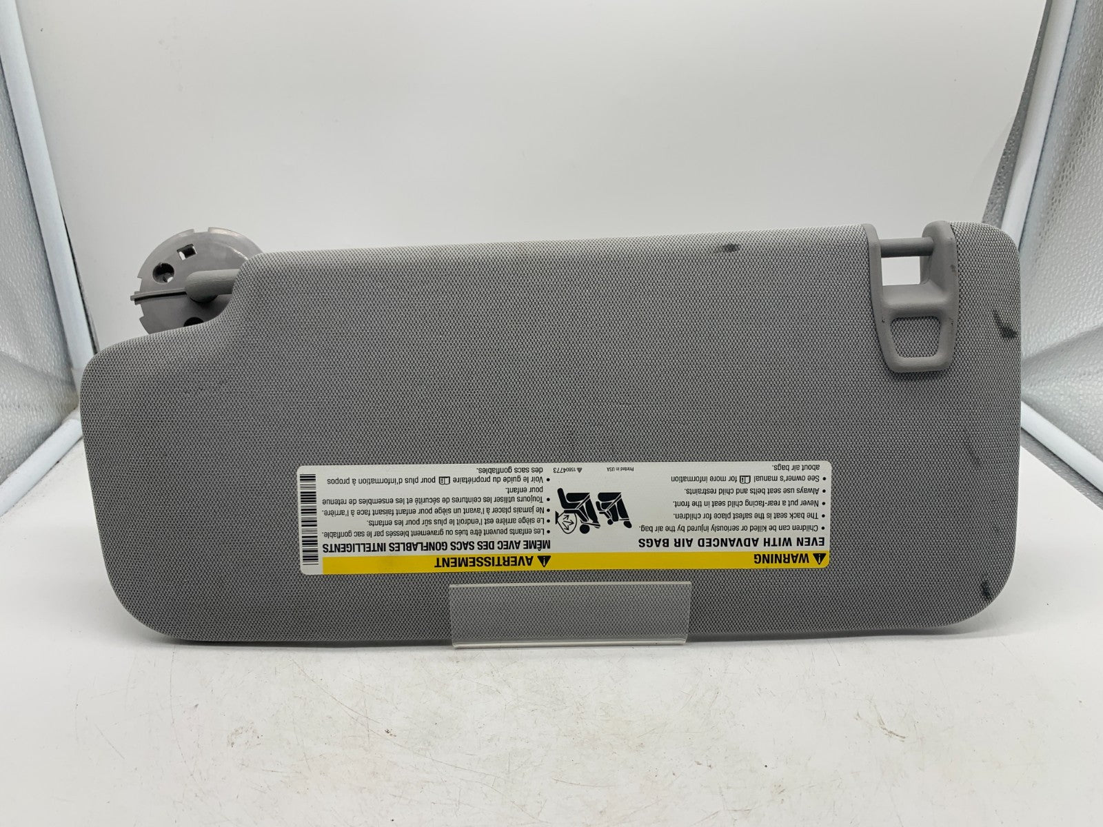 2017-2022 Chevrolet Trax Passenger Sun Visor Gray OEM A03B16003