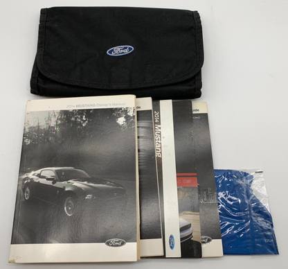 2014 Ford Mustang Owners Manual Set with Case OEM C03B46012