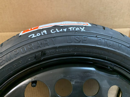 2013-2023 Chevrolet Trax 16" Spare Tire Wheel Compact Donut T125/70D16
