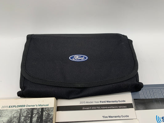2015 Ford Explorer Owners Manual Set with Case OEM C01B08021