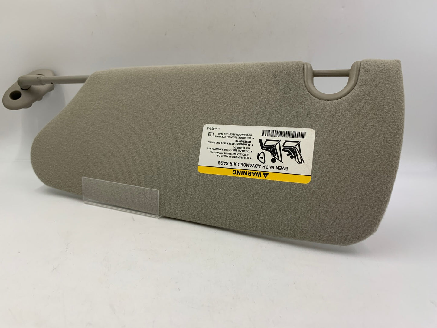 2000-2005 Chevrolet Impala Passenger Sun Visor Gray OEM A01B55041