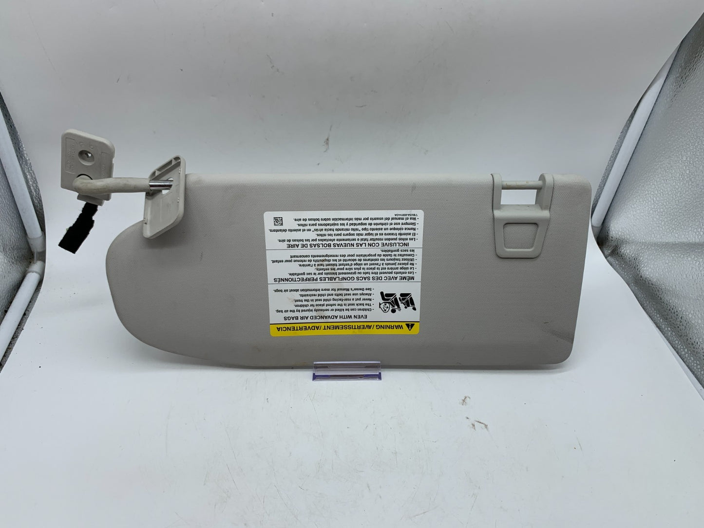 2021-2022 Ford Mustang Mach-E Mach E Passenger Sun Visor Gray OEM A01B50001
