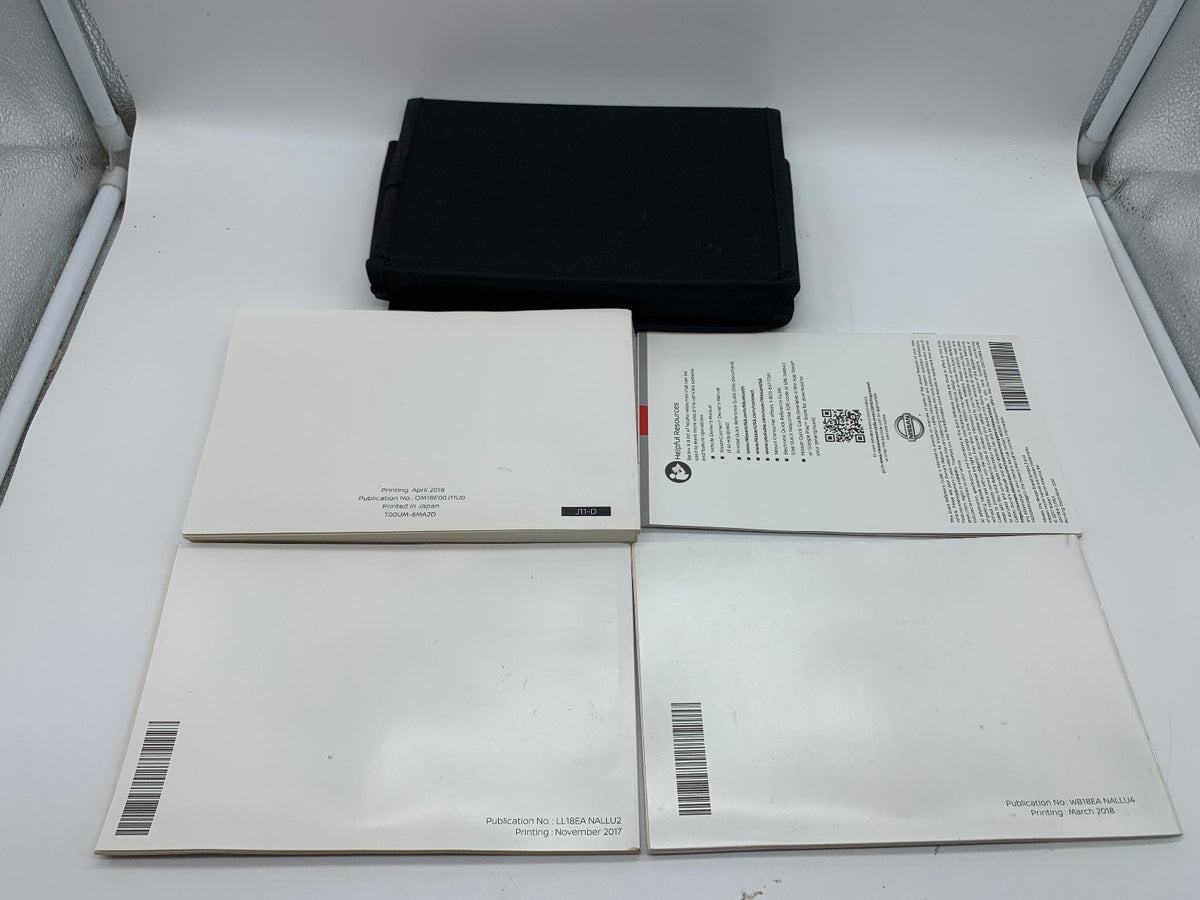 2018 Nissan Rogue Sport Owners Manual Set with Case OEM R01B24003