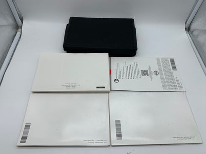 2018 Nissan Rogue Sport Owners Manual Set with Case OEM R01B24003