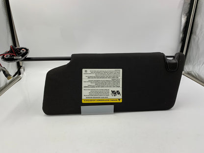 2011-2015 Ford Explorer Passenger Sun Visor Illuminated Black OEM E01B57004