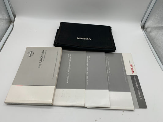 2014 Nissan Maxima Owners Manual Set with Case OEM D01B19014