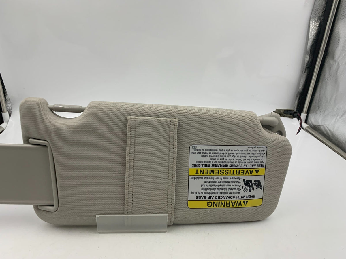 2010-2014 Subaru Legacy Driver Sun Visor Gray Illuminated OEM D01B30082