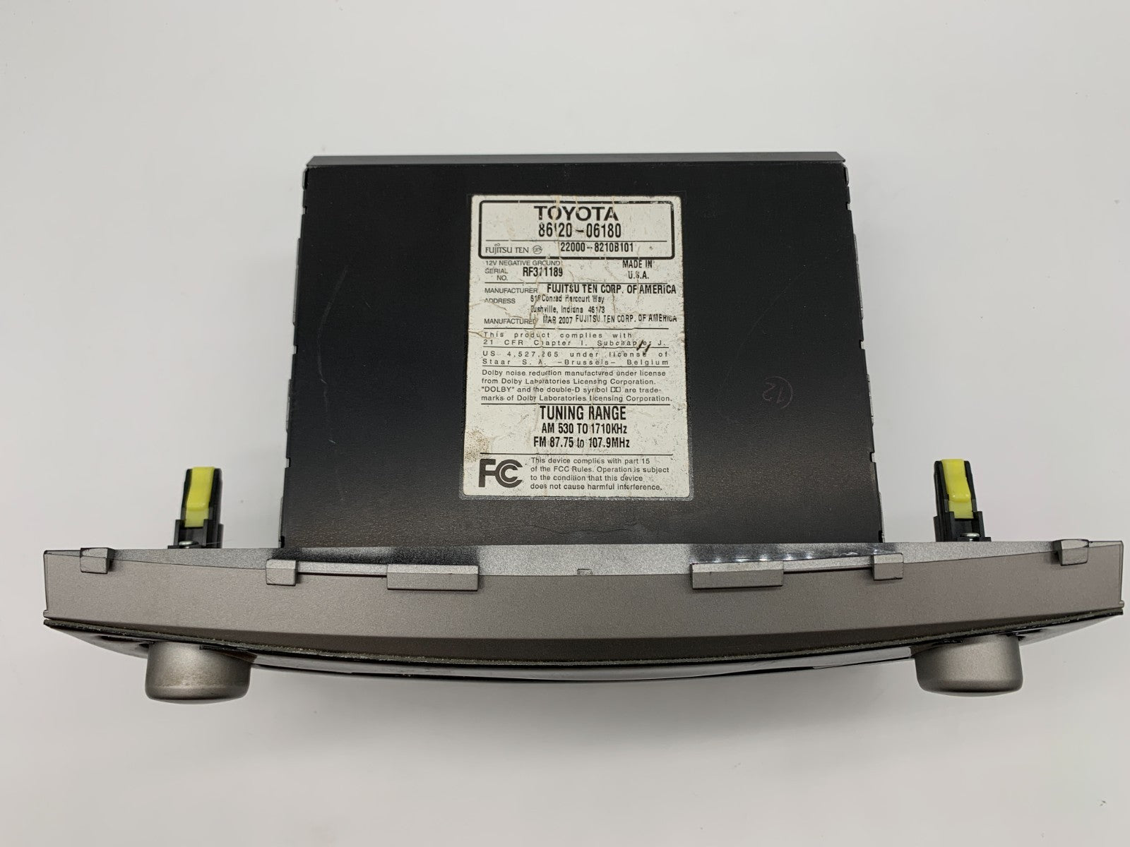 2007-2009 Toyota Camry AM FM CD Player Radio Receiver OEM C01B24020