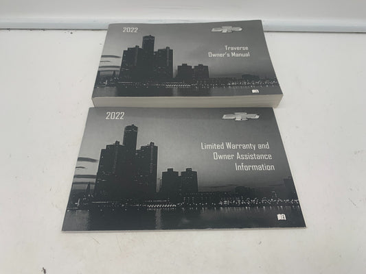2022 Chevrolet Traverse Owners Manual Set OEM