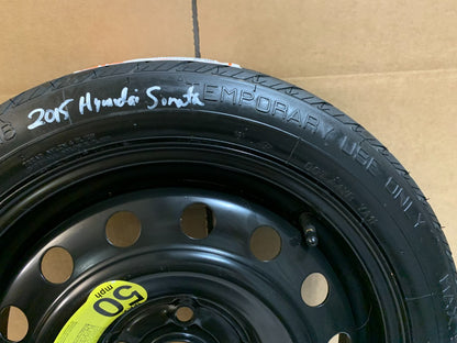 2015-2020 Hyundai Sonata 16" Spare Tire with Jack Kit Compact Donut T125/80D16