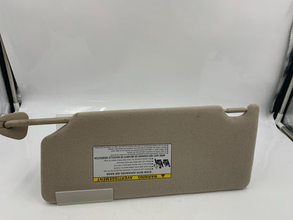 2005-2012 Toyota Avalon Passenger Sun Visor Tan Illuminated OEM B03B22027