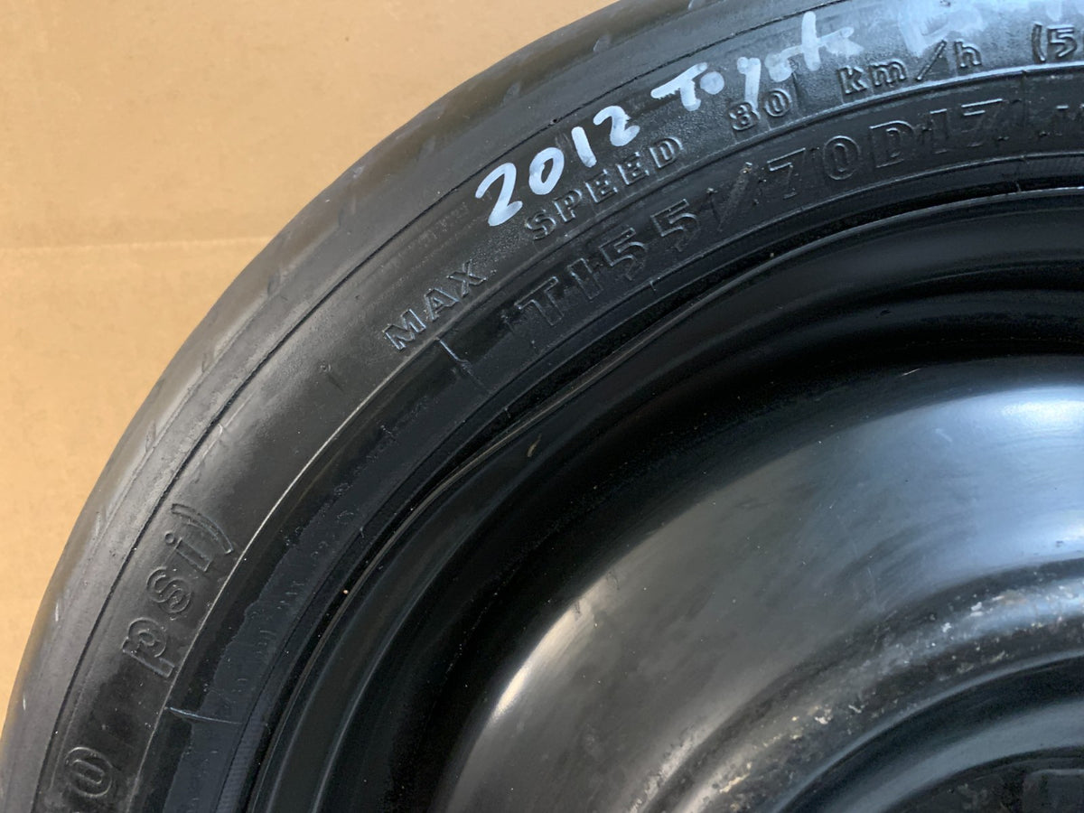 2007-2017 Toyota Camry 17" Spare Tire Compact Donut T155/70D15