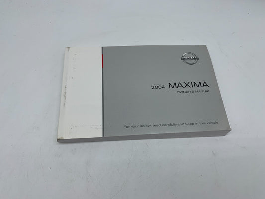 2004 Nissan Maxima Owners Manual OEM C03B56015
