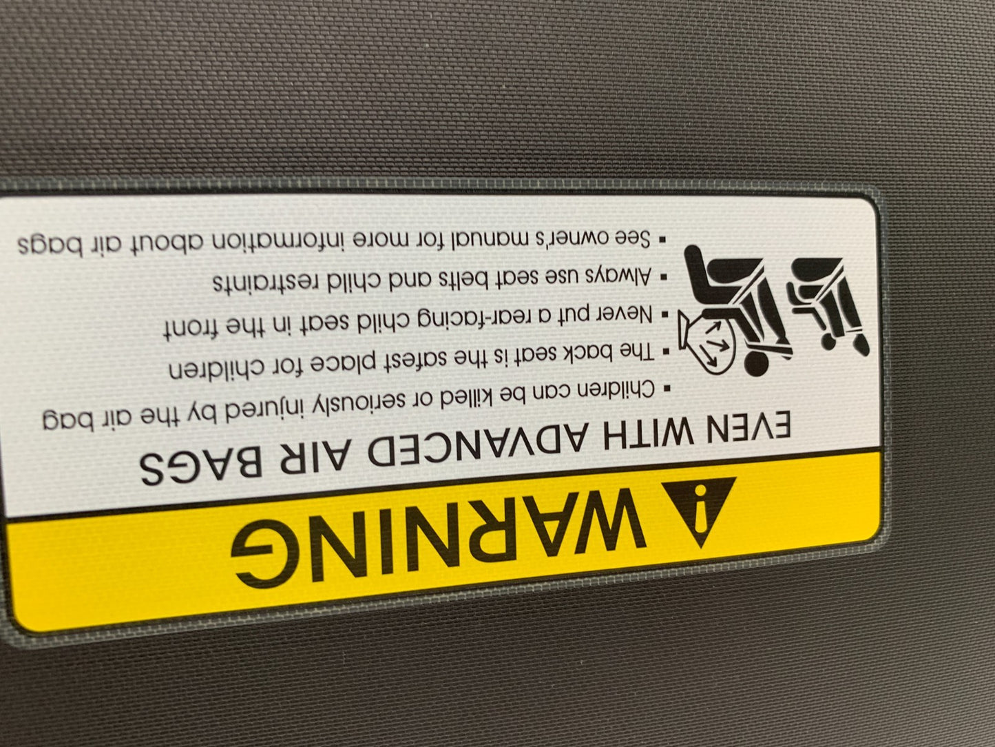 2014-2019 Kia Soul Passenger Sun Visor Black Illumination OEM