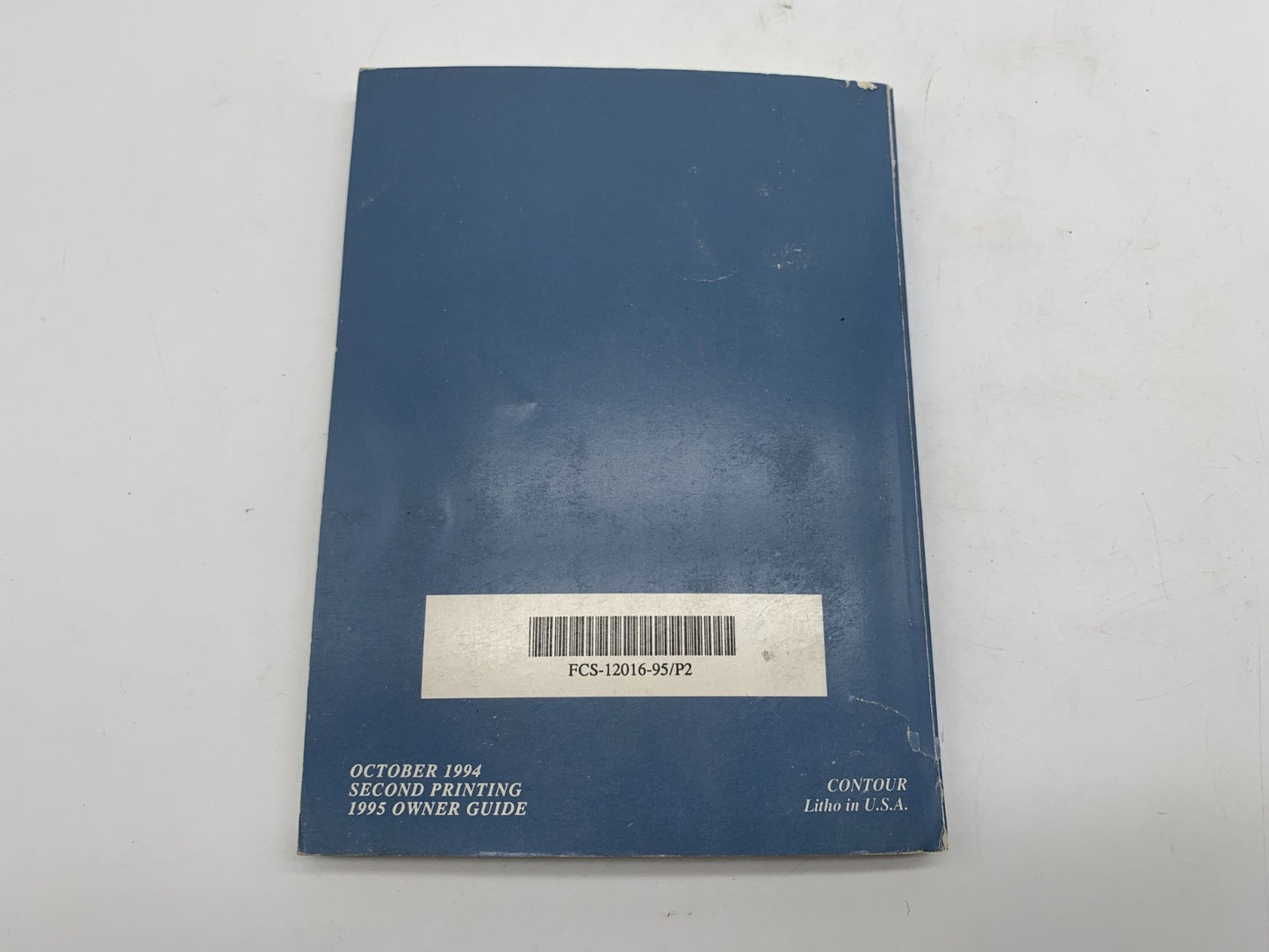 1995 Ford Contour Owners Manual OEM A02B37013