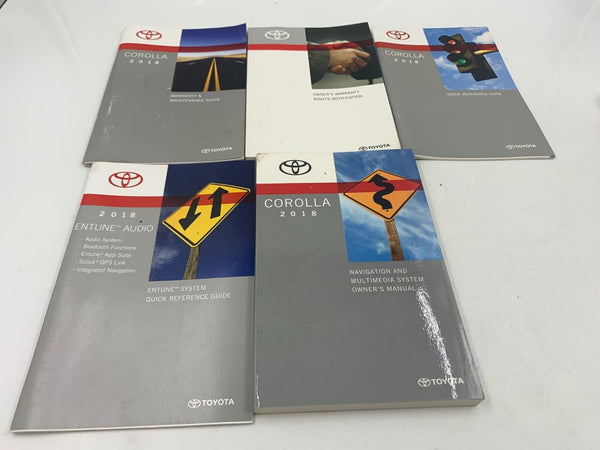 2018 Toyota Corolla Owners Manual Set OEM K03B51055