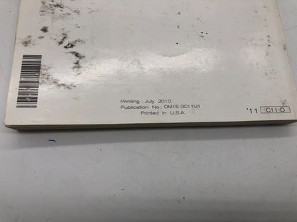 2011 Nissan Versa Owners Manual Set with Case OEM E02B40062