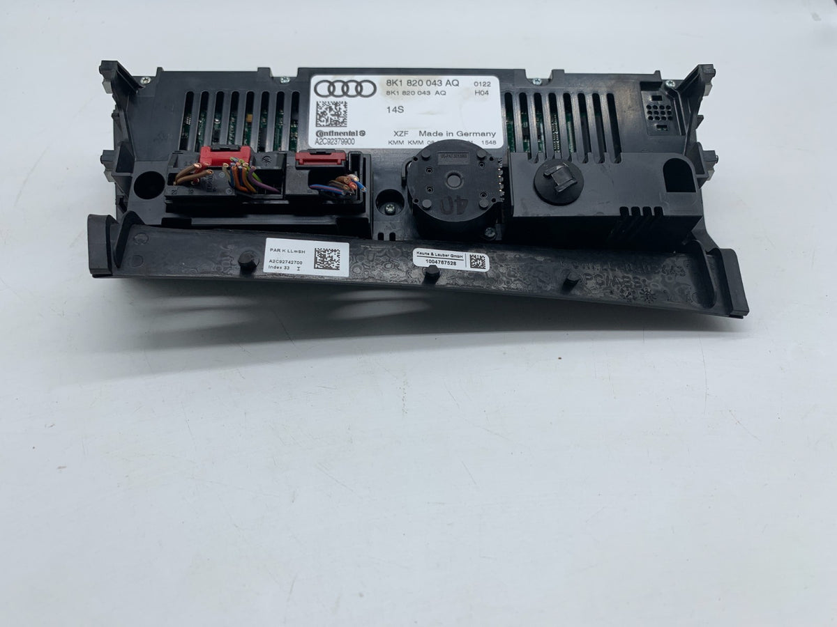 2014-2017 Audi A5 AC Heater Climate Control Unit OEM D03B02007