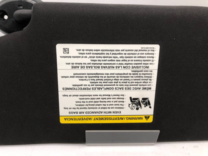 2011-2015 Ford Explorer Passenger Sun Visor Black OEM B02B48001