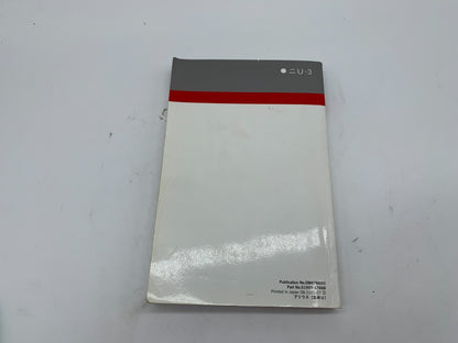2010 Toyota Prius Owners Manual OEM D03B28014