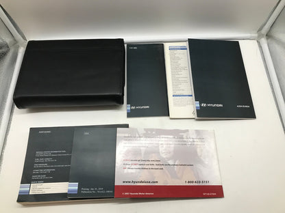 2011 Hyundai Sonata Owners Manual Set with Case OEM R01B05017
