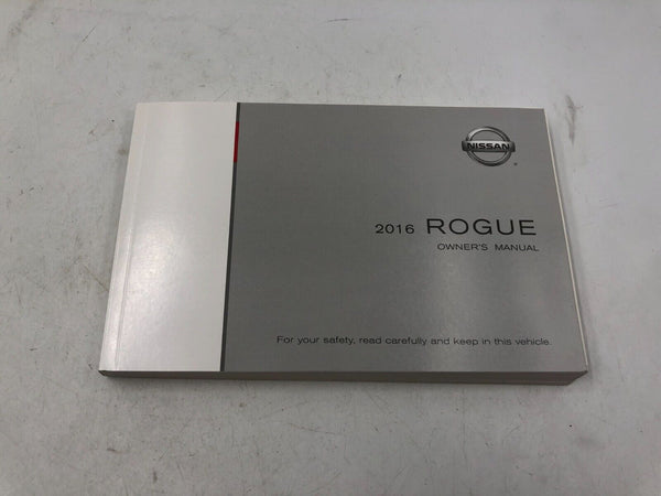 2016 Nissan Rogue Owners Manual with Case OEM F01B17022