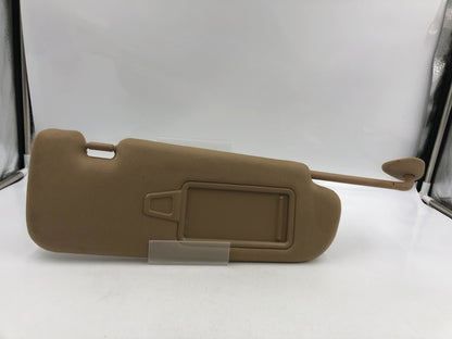 2011-2015 Hyundai Sonata Passenger Sun Visor Tan OEM D01B25064