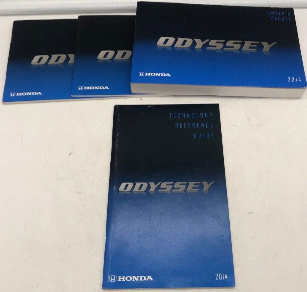 2014 Honda Odyssey Owners Manual Set OEM C02B46003