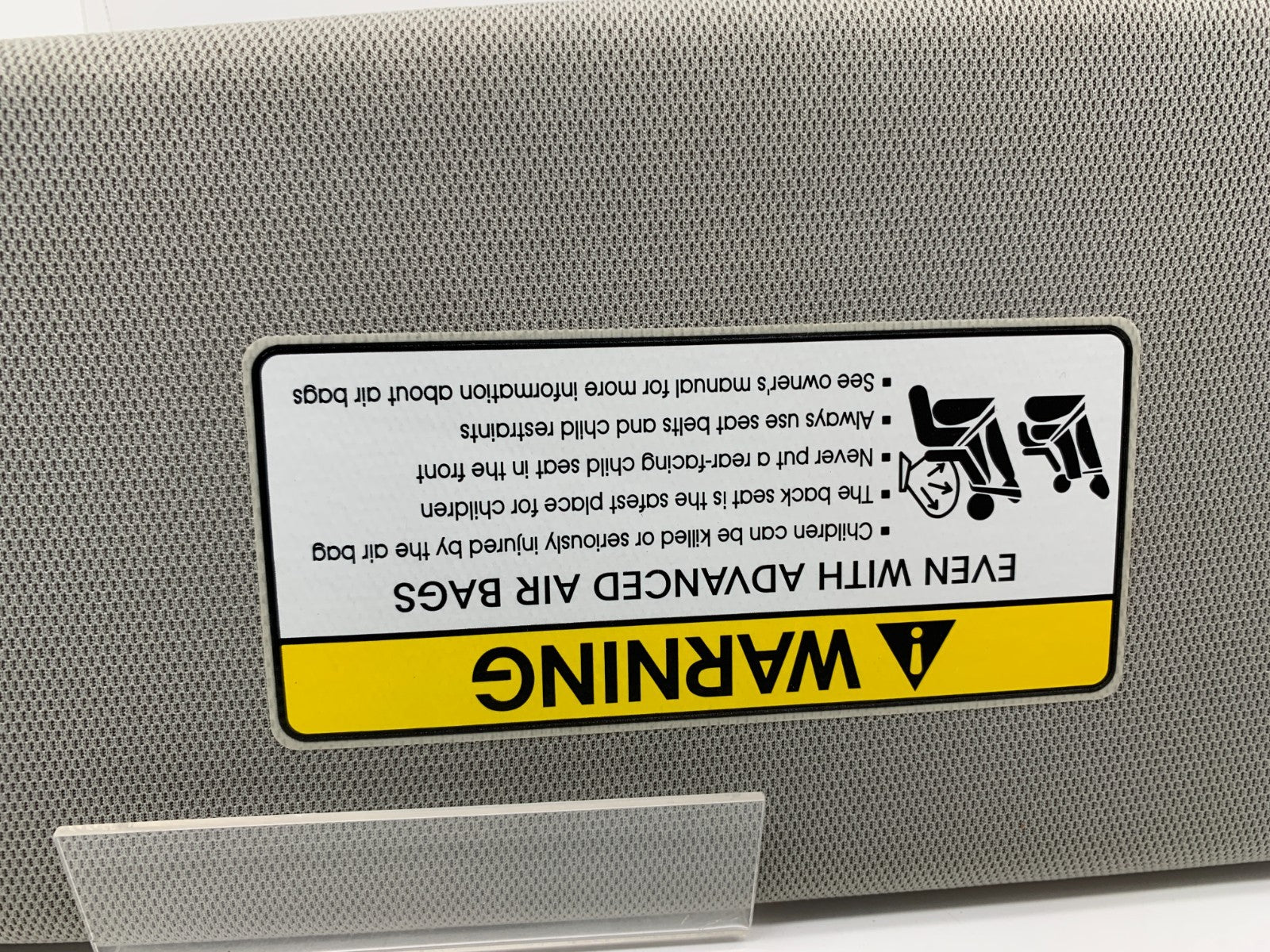 2011-2016 Kia Optima Passenger Sun Visor Gray Illuminated OEM C04B62023