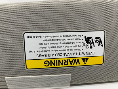 2011-2016 Kia Optima Passenger Sun Visor Gray Illuminated OEM C04B62023