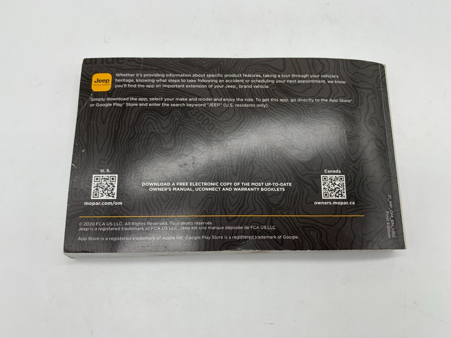 2021 Jeep Compass Owners Manual User Guide Set OEM D01B66013