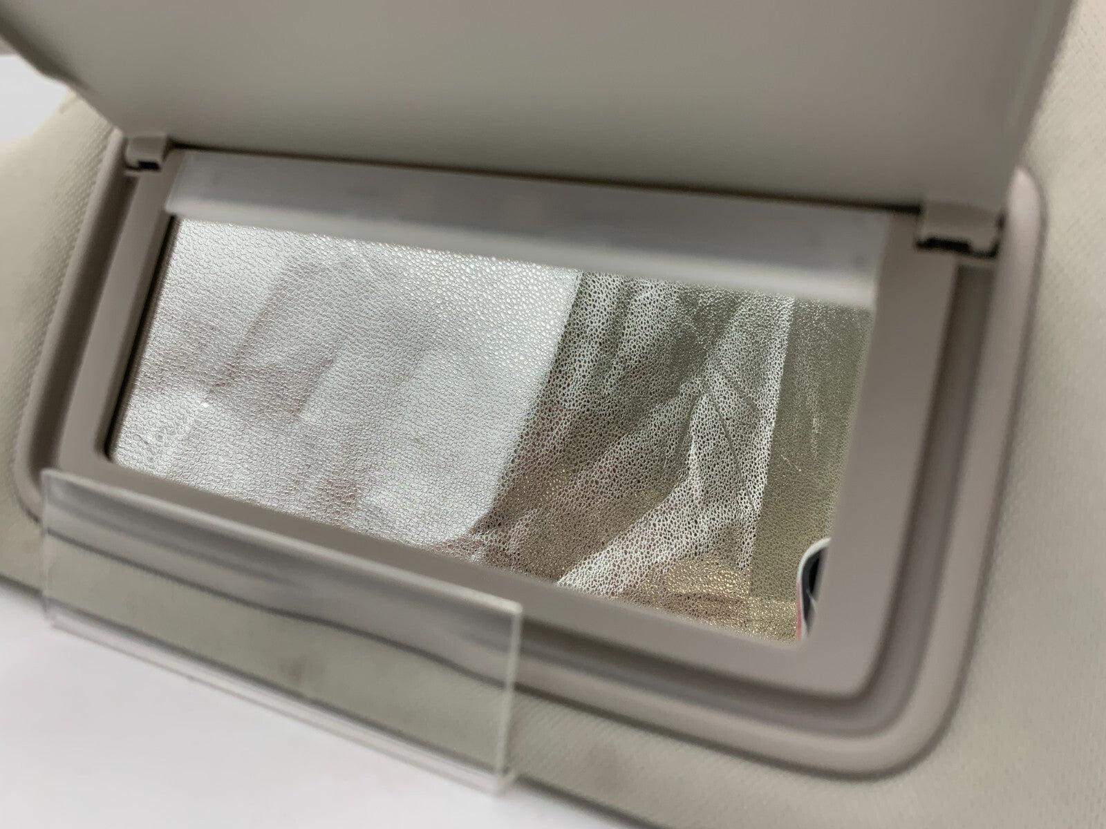 2014-2022 Infiniti Q50 Driver Sun Visor Gray Illuminated OEM E03B04065