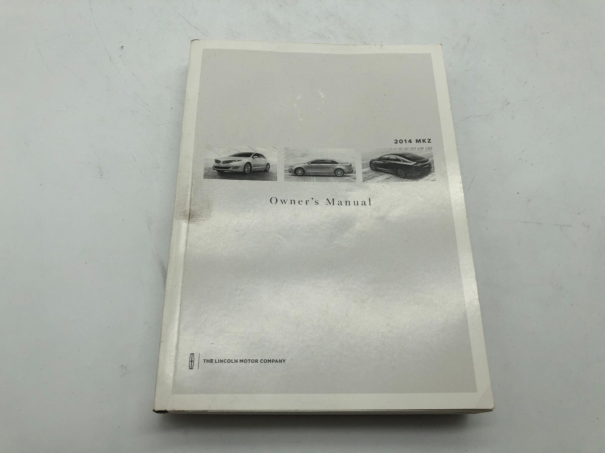 2014 Lincoln MKZ Owners Manual Set with Case OEM R01B46003