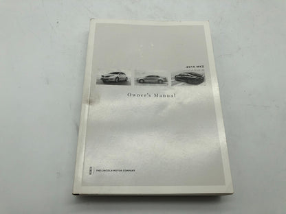 2014 Lincoln MKZ Owners Manual Set with Case OEM R01B46003