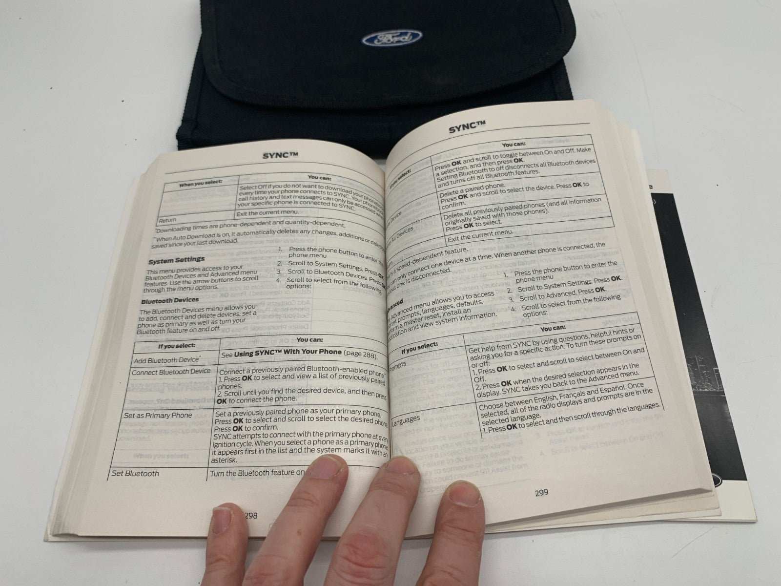 2013 Ford Escape Owners Manual Set with Case OEM A02B50021