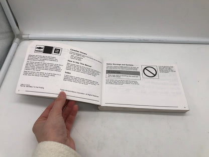 2006 Chevrolet Cruze Owners Manual OEM C02B40002