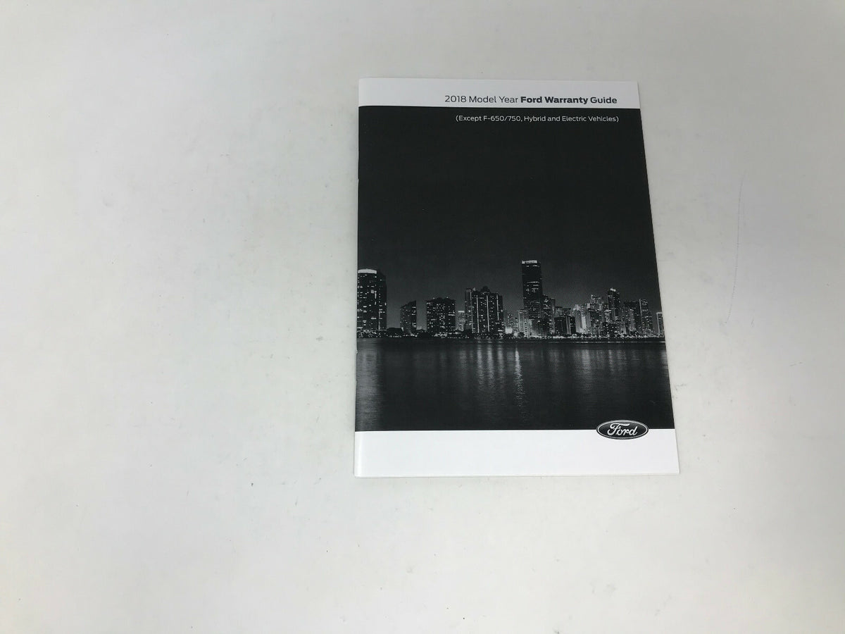 2018 Ford Transit 1500 Owners Manual OEM C03B38021