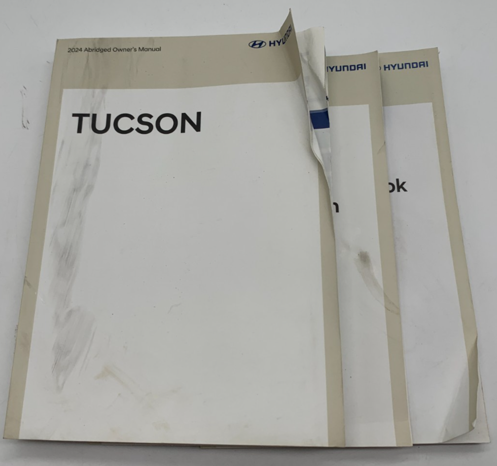2024 Hyundai Tucson Owners Manual Set OEM B03B52004