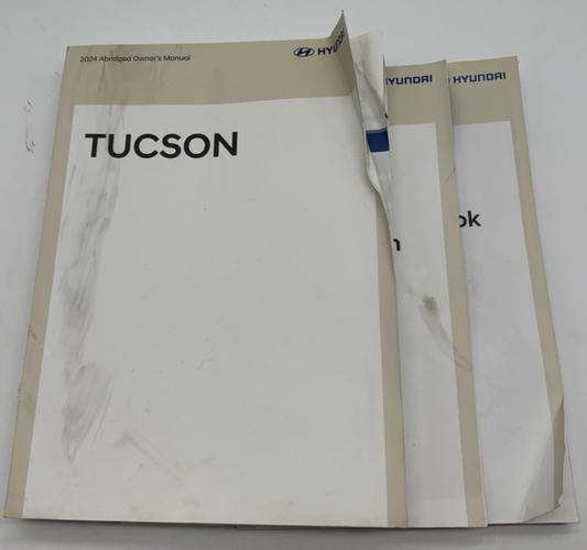 2024 Hyundai Tucson Owners Manual Set OEM B03B52004
