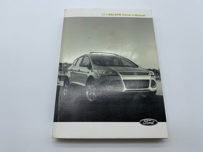 2013 Ford Escape Owners Manual Set with Case OEM R01B16007