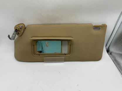 2006-2010 Honda Odyssey Driver Sun Visor Tan Illuminated OEM A04B42004