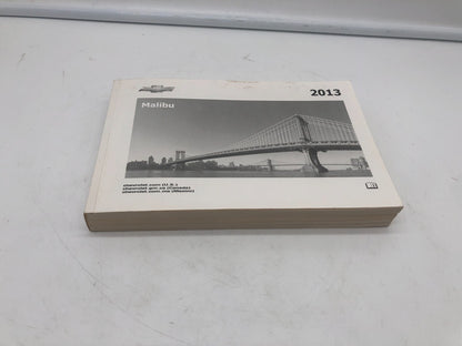 2013 Chevrolet Malibu Owners Manual OEM A03B35053