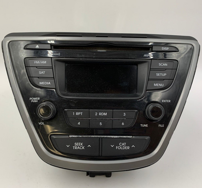 2014-2016 Hyundai Elantra AM FM CD Player Radio Receiver OEM B01B02040