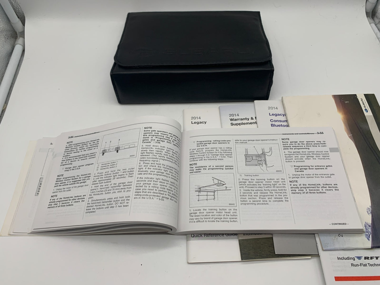2014 Subaru Legacy Outback Owners Manual Set with Case OEM A02B50024