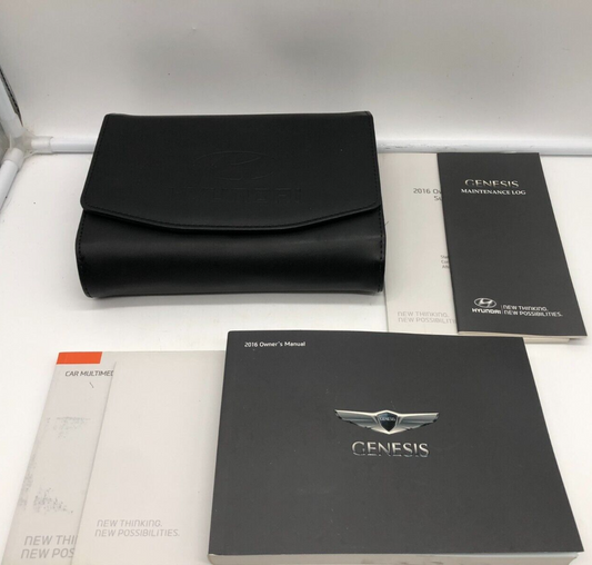 2016 Hyundai Genesis Coupe Owners Manual Guide Set with Case OEM A02B49039