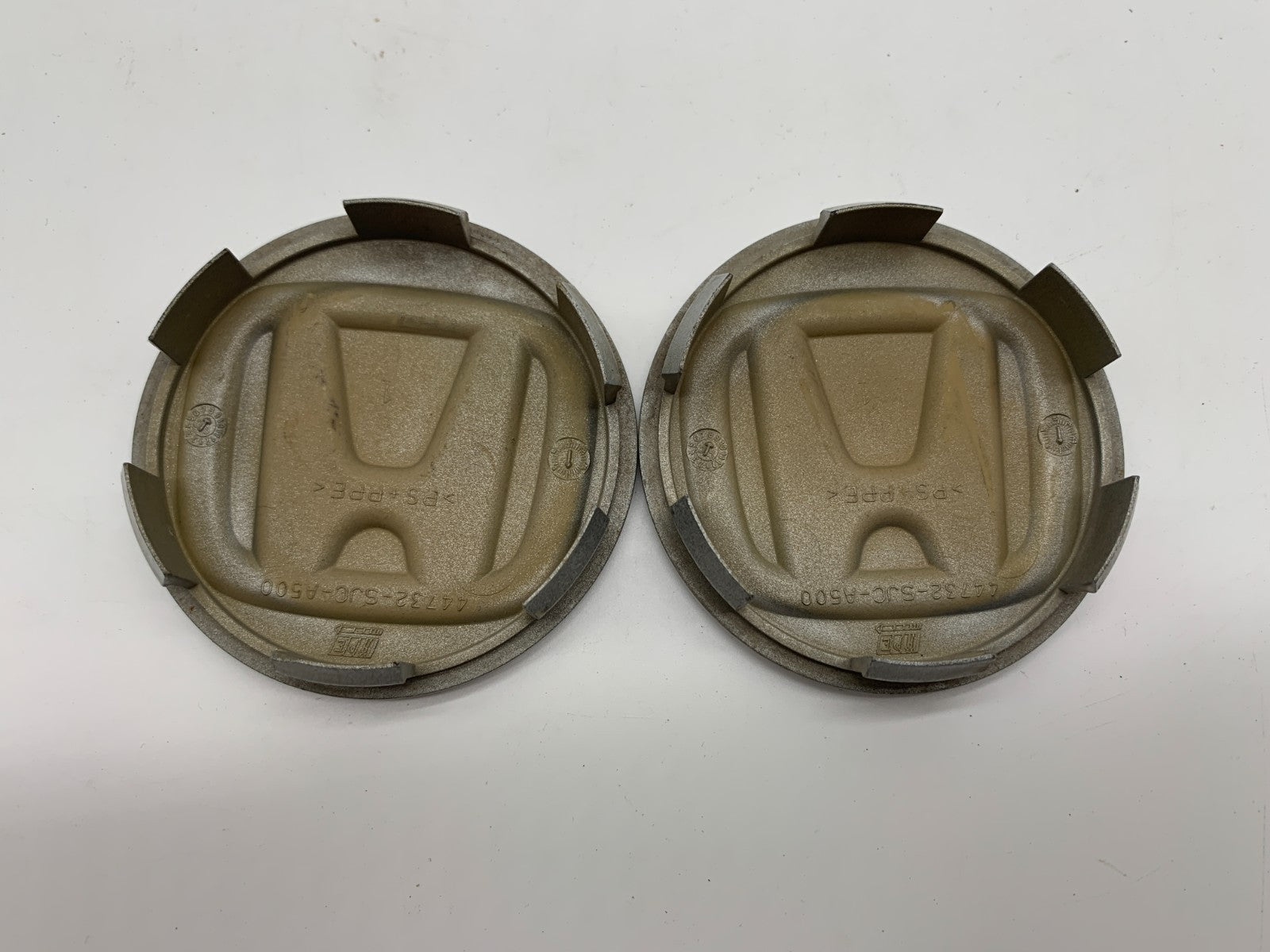 Honda Rim Wheel Center Cap Set Silver OEM B04B49004