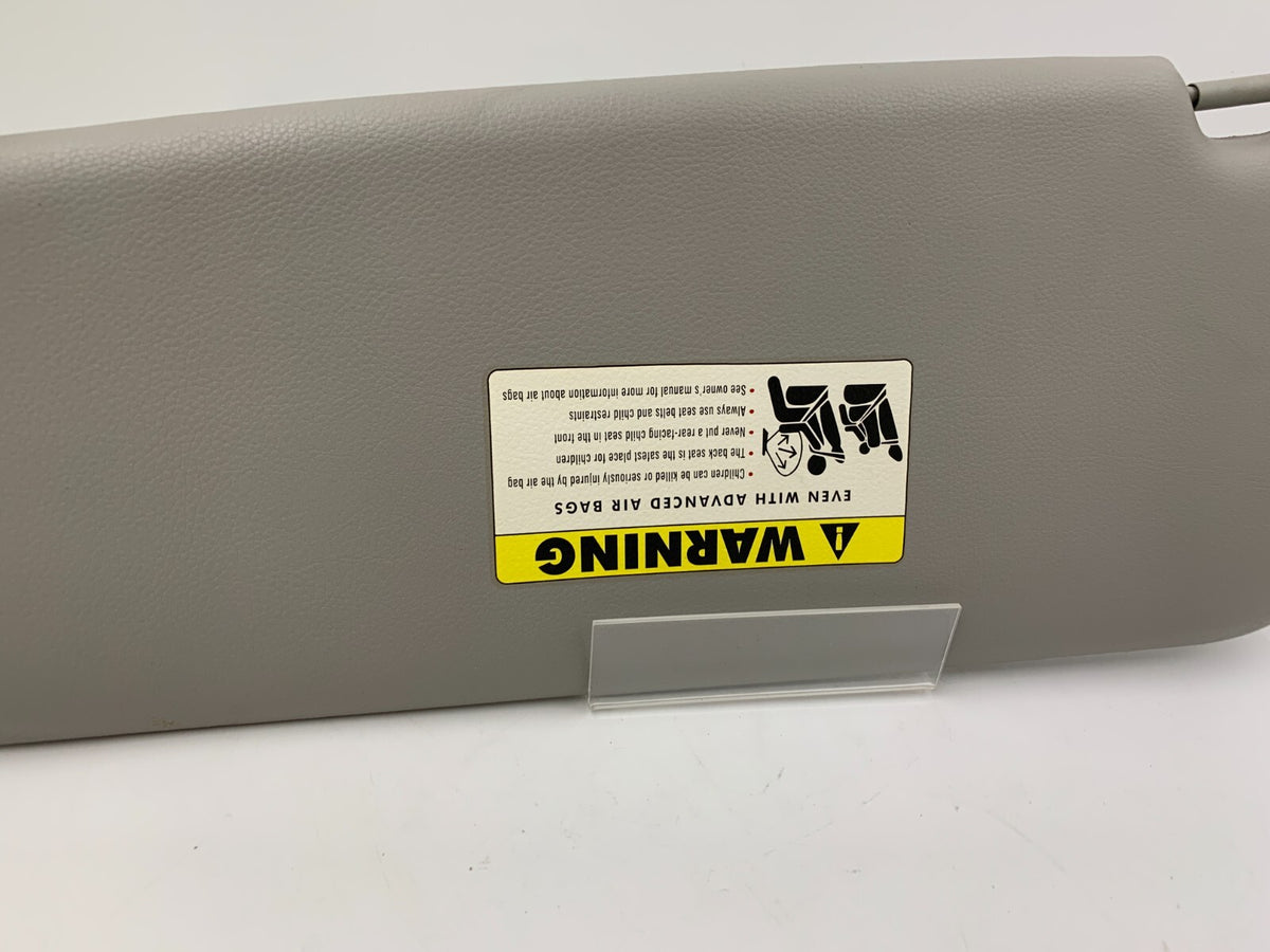2008-2010 BMW 528i Passenger Sun Visor Gray OEM D01B11076