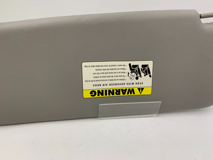 2008-2010 BMW 528i Passenger Sun Visor Gray OEM D01B11076